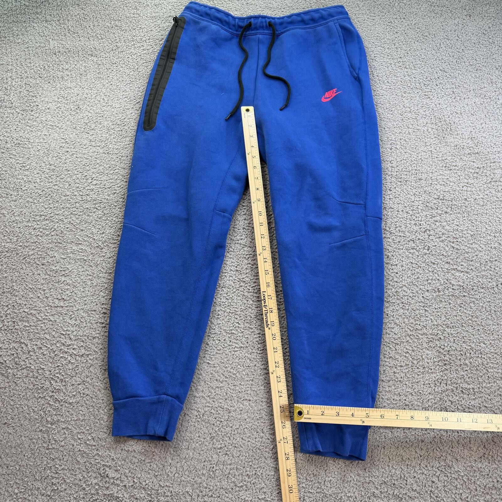 Nike Nike Tech Fleece Mens L Jogger Pants Royal Blue Sweatpants Size US 34 / EU 50 - 5 Thumbnail