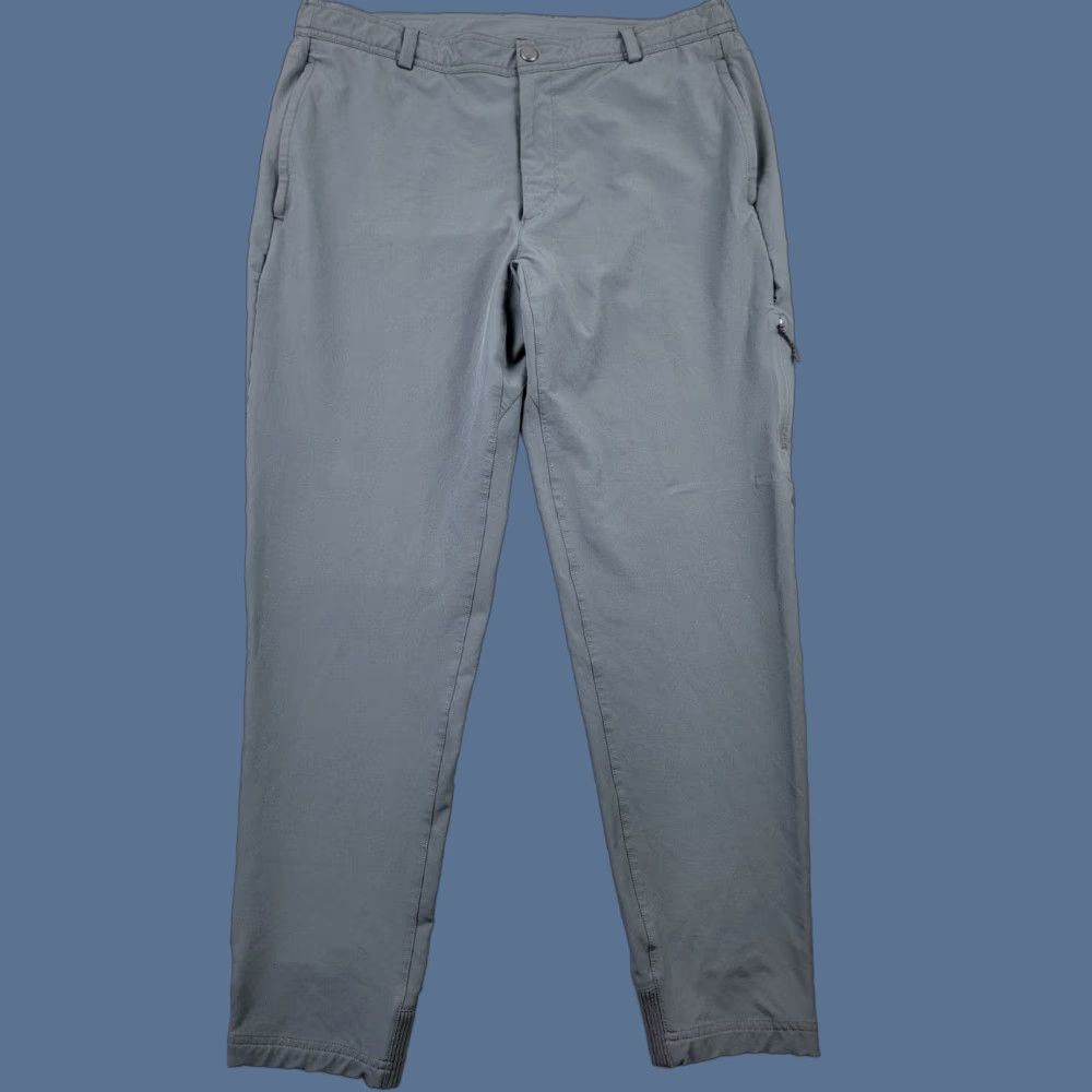 Vintage Mack Weldon Radius Flex Jogger Pants Mens Large Gray, Regular Fit, Solid, 91% Polyester 9% Spandex, Casual Sports Pants Size US 33 - 1 Thumbnail