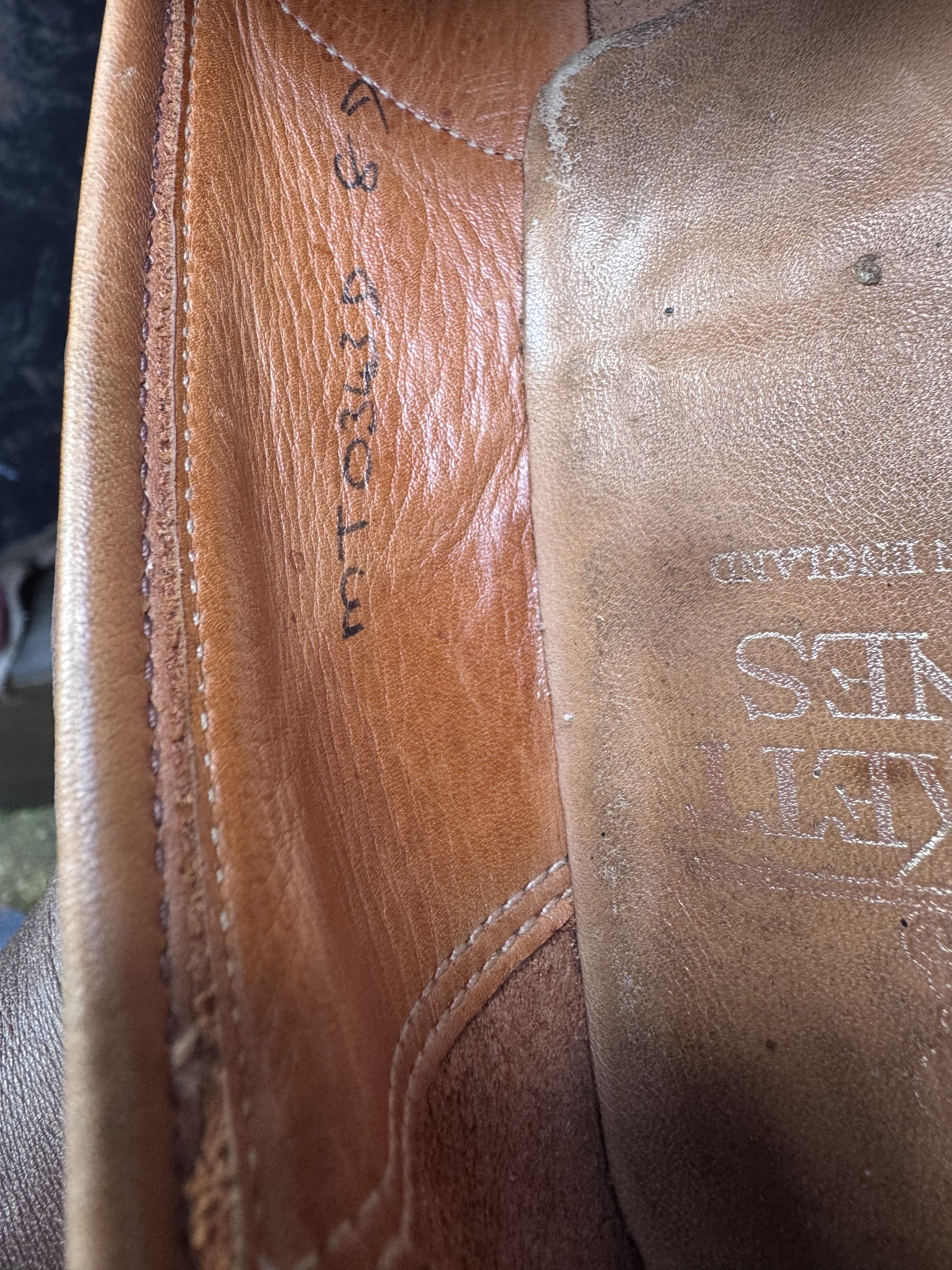 Polo Ralph Lauren Polo Ralph Lauren x Crockett & Jones Leather Penny Loafers Size US 8 / EU 41 - 7 Thumbnail