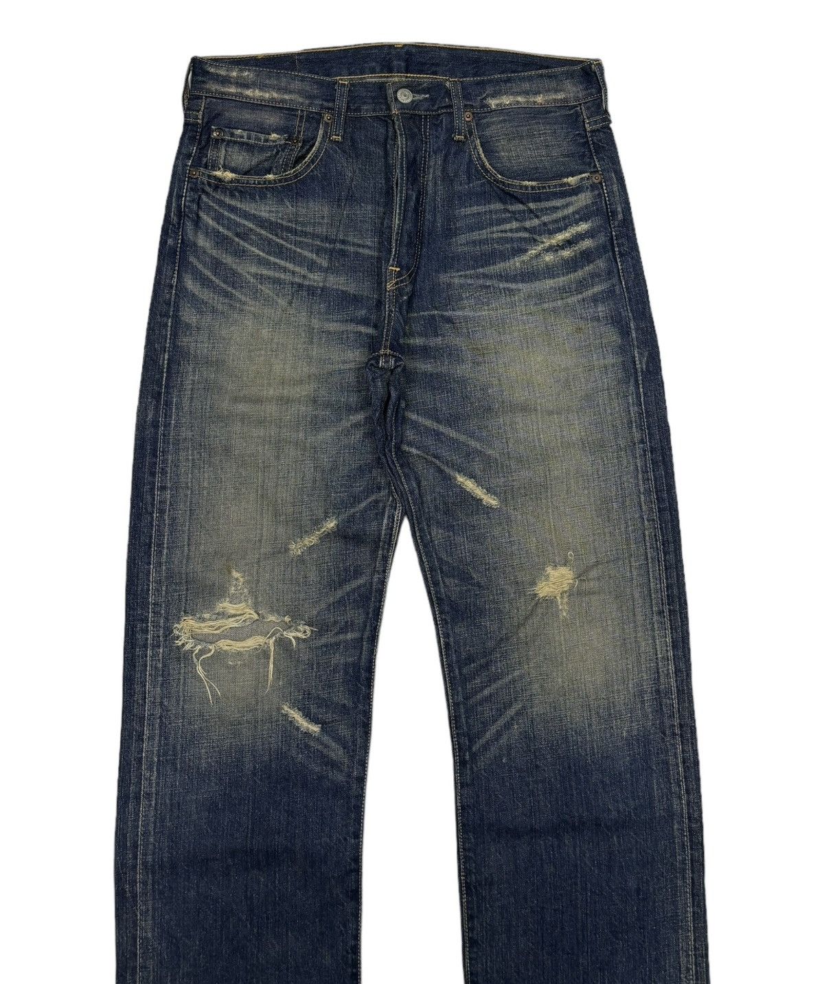 Levi's RARE LEVIS 501 JAPAN DISTRESSED DENIM JEANS Size US 32 / EU 48 - 9 Thumbnail