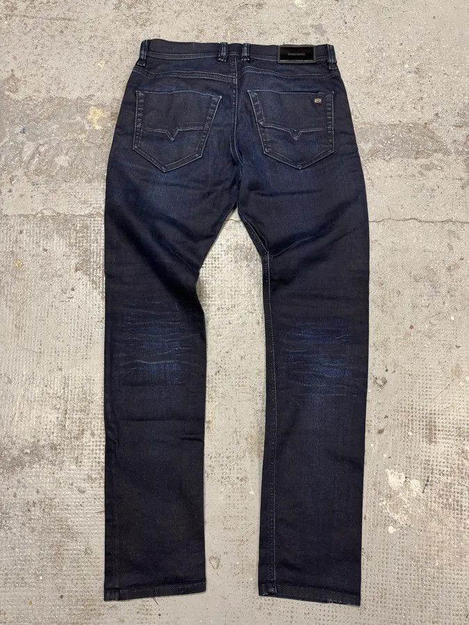 Diesel × Vintage Diesel Blue Waxed Navy Denim Skinny Jeans Size US 28 / EU 44 - 5 Thumbnail
