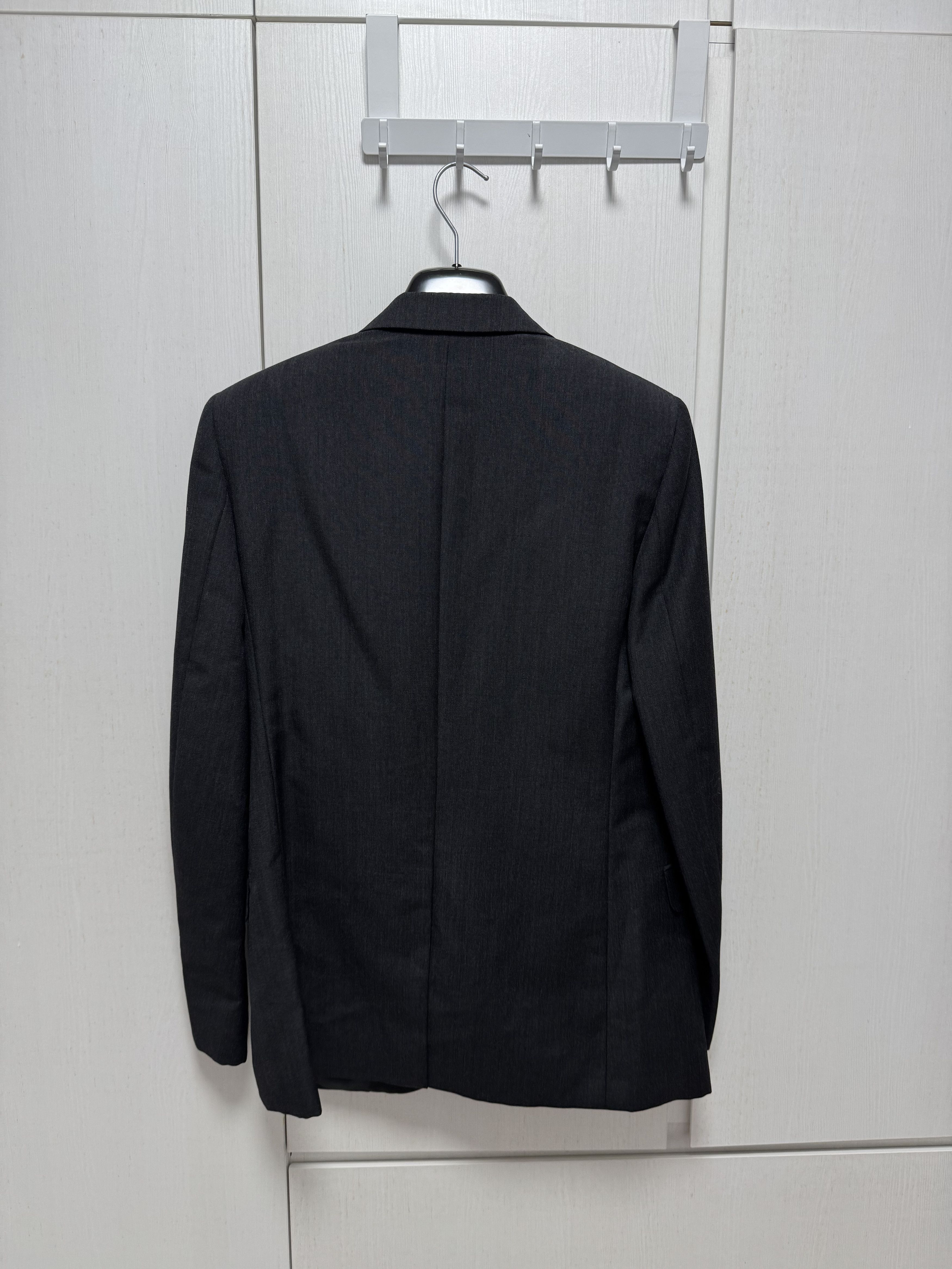 Saint Laurent Paris Saint Laurent 2014 Hedi Slimane Grey Smoking Tuxedo Blazer Size 48R - 2 Thumbnail