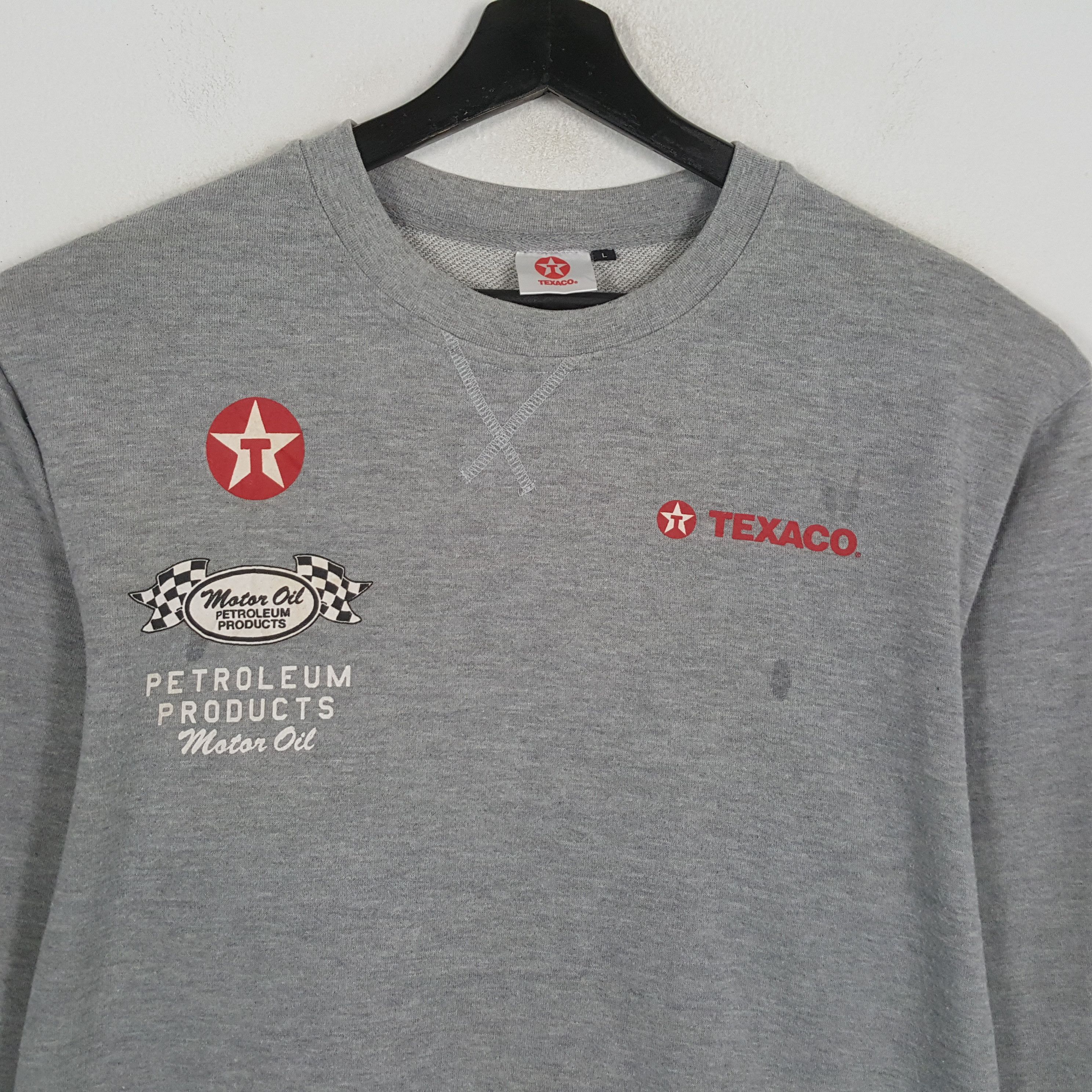 Vintage TEXACO American Oil Brand Sweatshirt Size US M / EU 48-50 / 2 - 4 Thumbnail