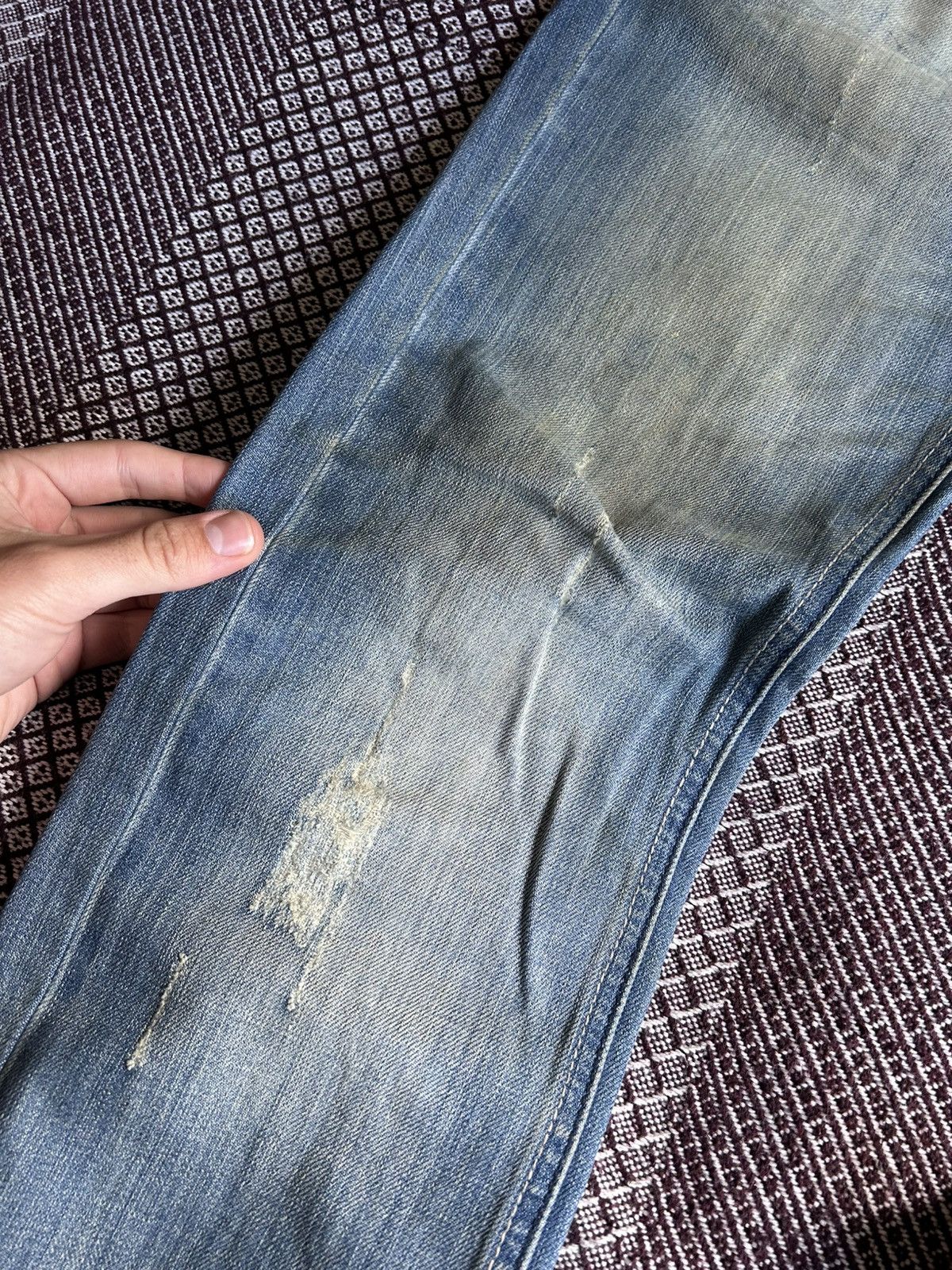 Japanese Brand Vintage Distressed Denim Jeans Japanese Style Size 30 Unisex Size US 30 / EU 46 - 5 Thumbnail