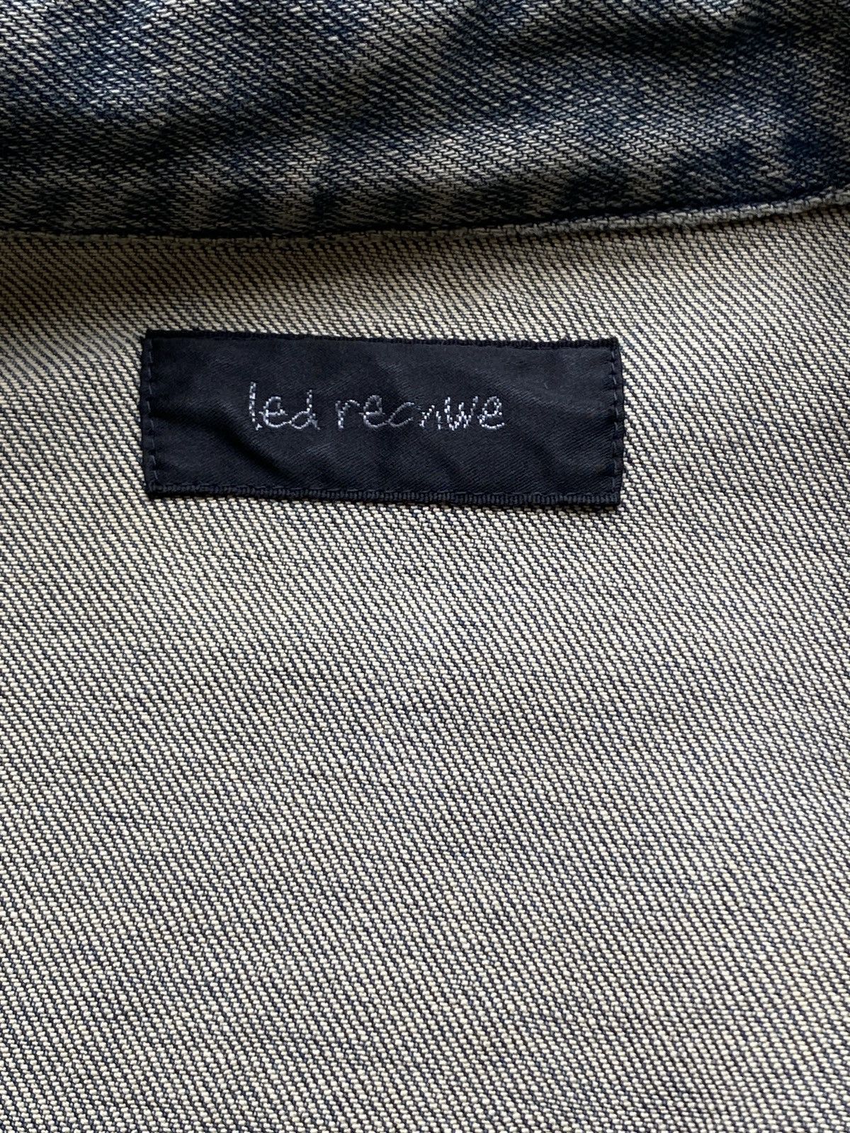 If Six Was Nine 2000s Distressed Led Rechwe LGB Style Denim Shirt Size US M / EU 48-50 / 2 - 4 Thumbnail