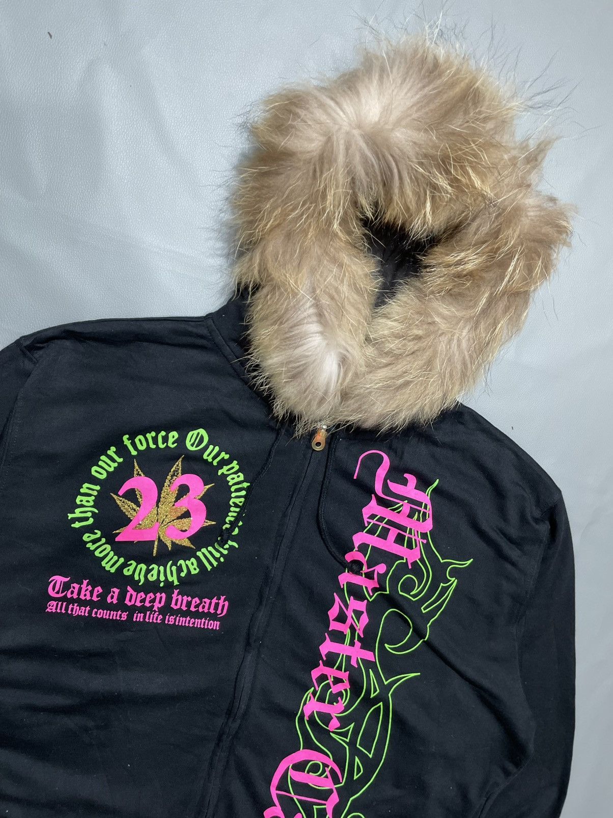 If Six Was Nine Space Opera Faux Fur Zip Hoodie Poem Ifsix lgb style Size US XL / EU 56 / 4 - 2 Thumbnail