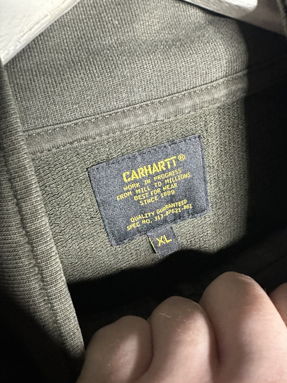 Carhartt Carhartt WIP Klicks Sweatshirt 1/4 Zip Utility Pocket XL Size US L / EU 52-54 / 3 - 5 Thumbnail