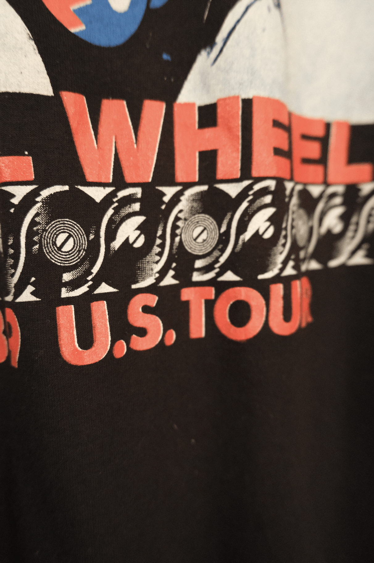 Vintage Vintage Rolling Stones Steel Wheels 1989 tour t shirt Size US M / EU 48-50 / 2 - 10 Thumbnail