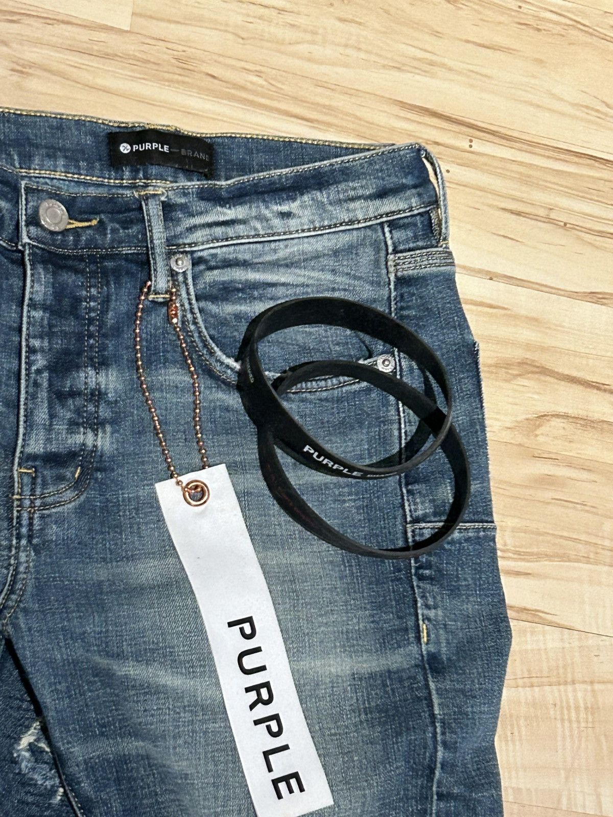 Purple Brand PURPLE BRAND TINTED INDIGO BLOWOUT JEANS Size US 30 / EU 46 - 15 Thumbnail