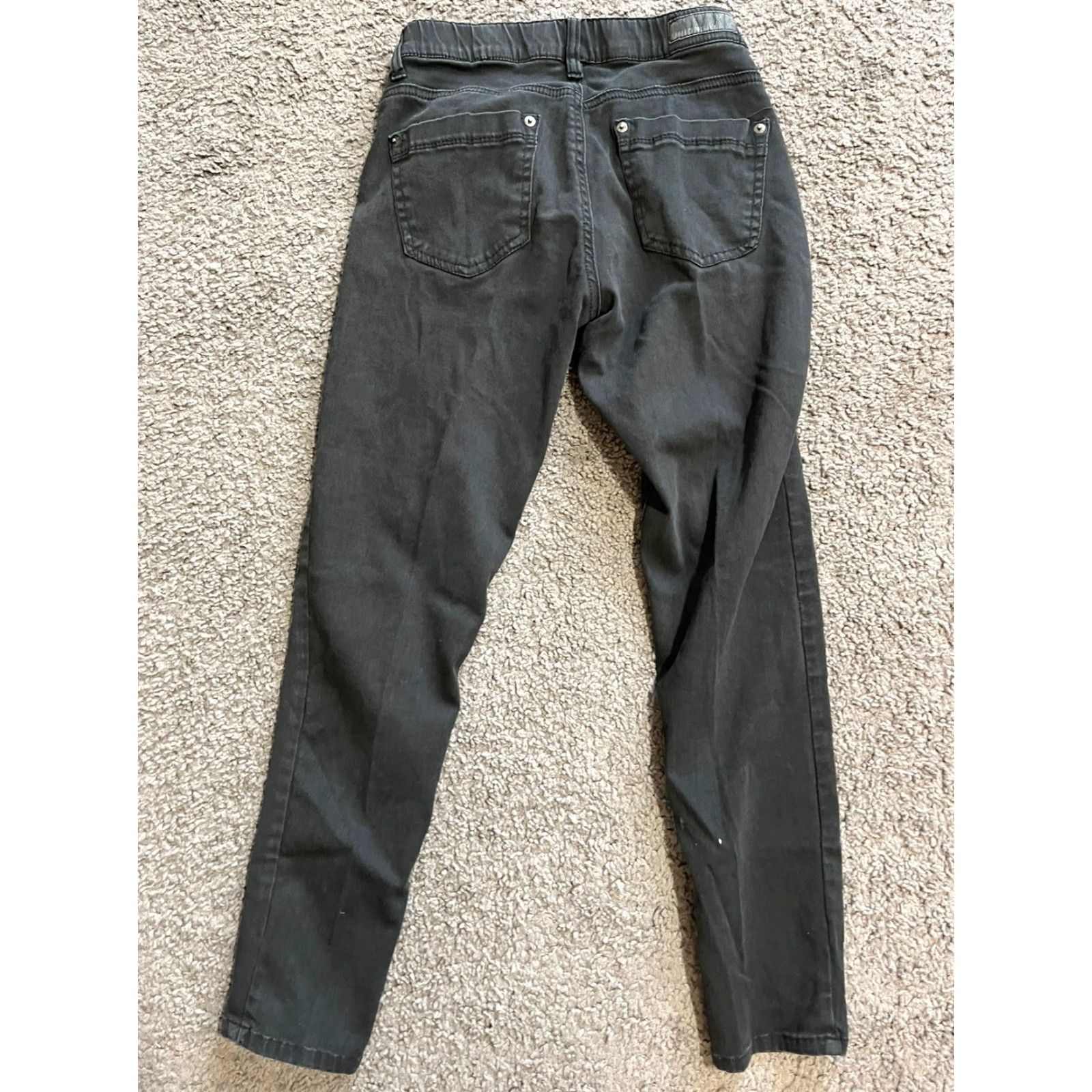Vintage UNIONBAY Black Jegging Womens 3 Skinny Jeans Stretch Low Rise 5-Pocket Classic Size 26" / US 2 / IT 38 - 3 Thumbnail
