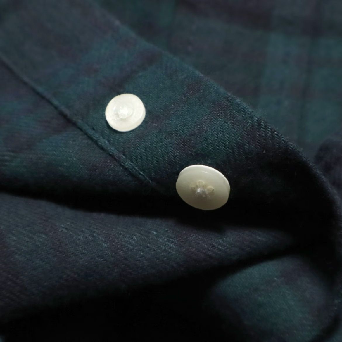 Chaps Chaps Shirt Green Plaid Flannel Cotton Long Sleeve Button Down Men's L Size US L / EU 52-54 / 3 - 7 Thumbnail