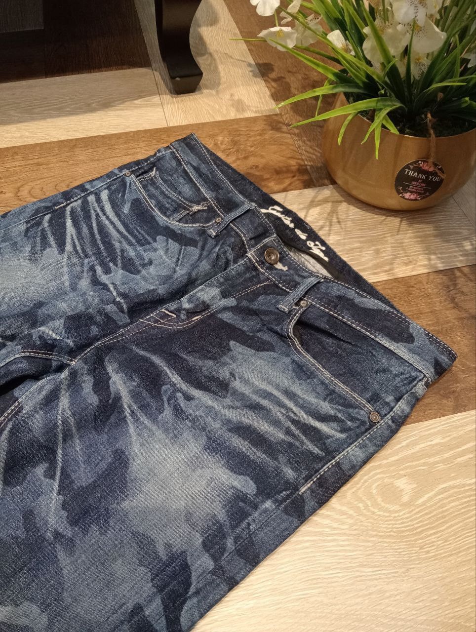 GOSTAR DE FUGA JAPANESE GOSTAR DE FUGA BLUE DENIM JEANS Size US 33 - 5 Thumbnail
