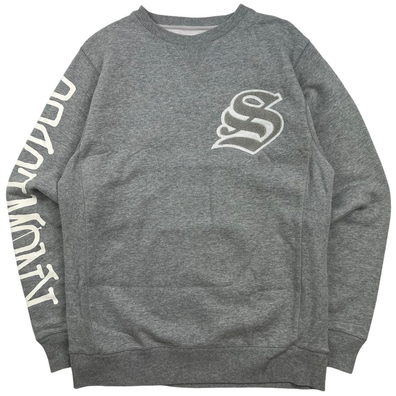 Stussy Vintage Stussy Chenille Logo Sweatshirt - Medium Size US M / EU 48-50 / 2 - 1 Thumbnail