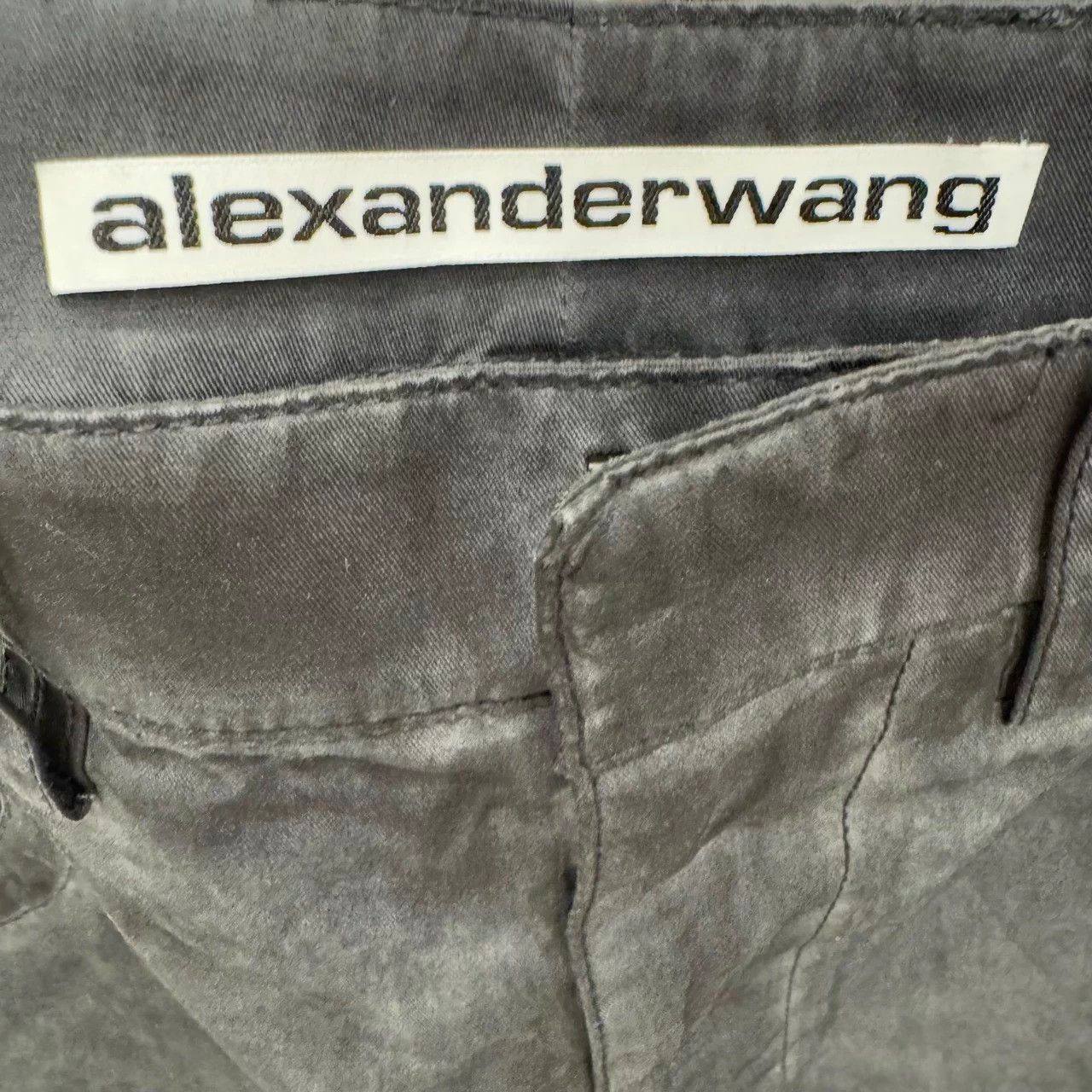 Alexander Wang Alexander Wang New Washed Smokey Gray Utility Pants 31 Size US 31 - 3 Thumbnail