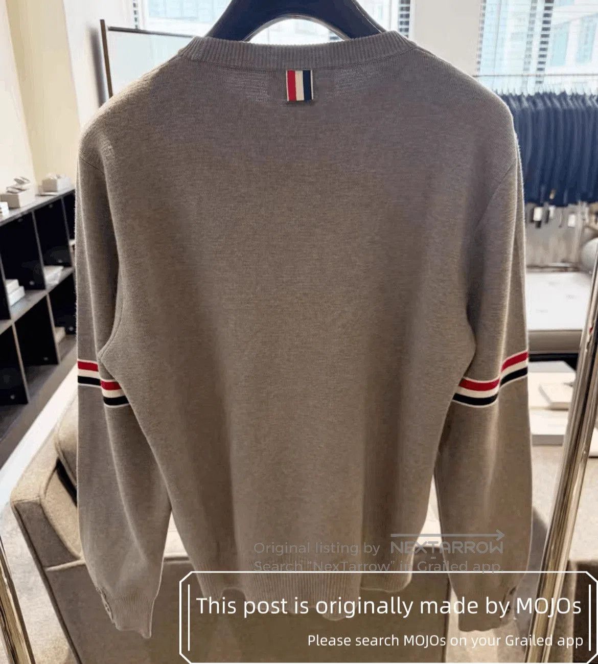 Thom Browne Sz 2 Thom Browne Double Sleeves Stripe Knitwear Sweater. Size US M / EU 48-50 / 2 - 2 Thumbnail