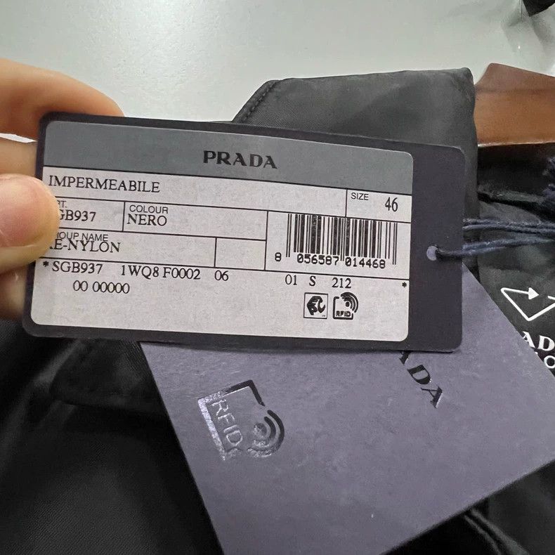 Prada Prada Adidas co-branded black logo striped long-sleeved win Size US S / EU 44-46 / 1 - 5 Thumbnail