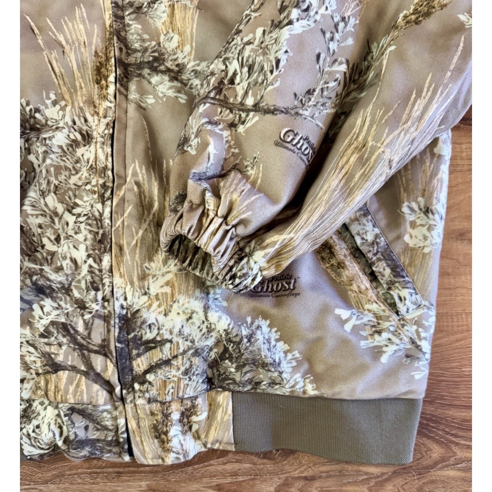 Vintage Vintage Ghost Prairie Camo Bomber Jacket Quilt Insulated Size US XL / EU 56 / 4 - 5 Thumbnail