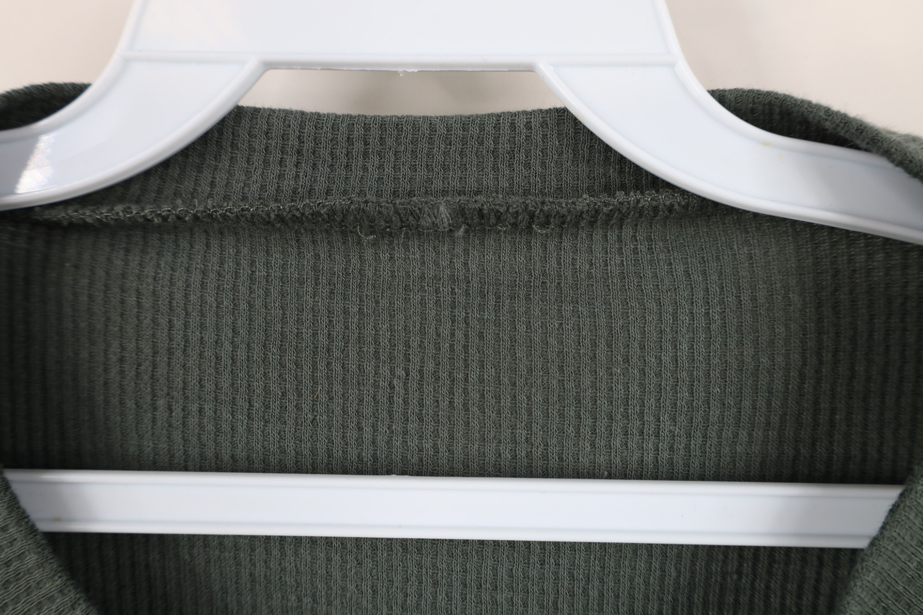 Vintage Vintage 90s Streetwear Waffle Knit Long Sleeve T-Shirt Size US L / EU 52-54 / 3 - 6 Thumbnail