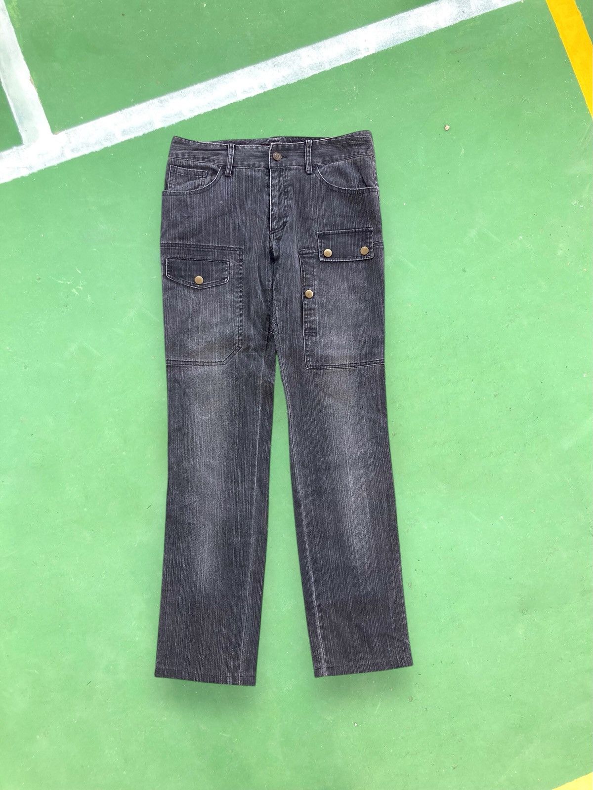 Tornado Mart Tornado Mart Multi pocket cargo Jeans Size 30" / US 8 / IT 44 - 3 Thumbnail