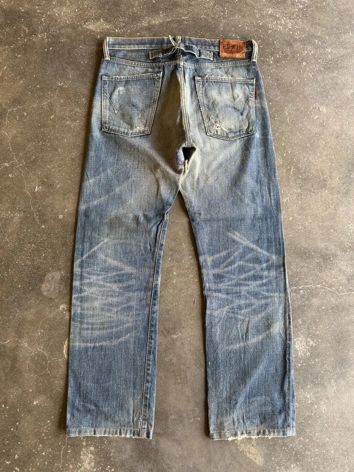 Vintage SEND OFFER🍁VINTAGE EDWIN JEANS REDLINE/SELVEDGE DENIM PANTS Size US 30 / EU 46 - 11 Thumbnail