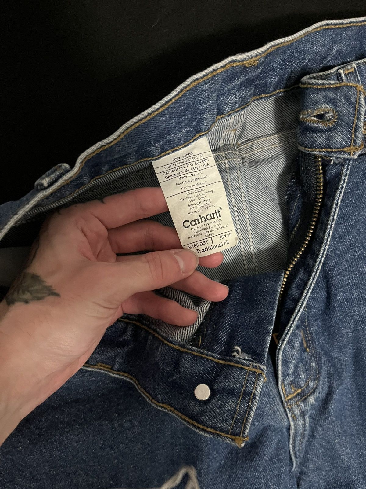 Carhartt Carhartt blue jeans Size US 36 / EU 52 - 3 Thumbnail