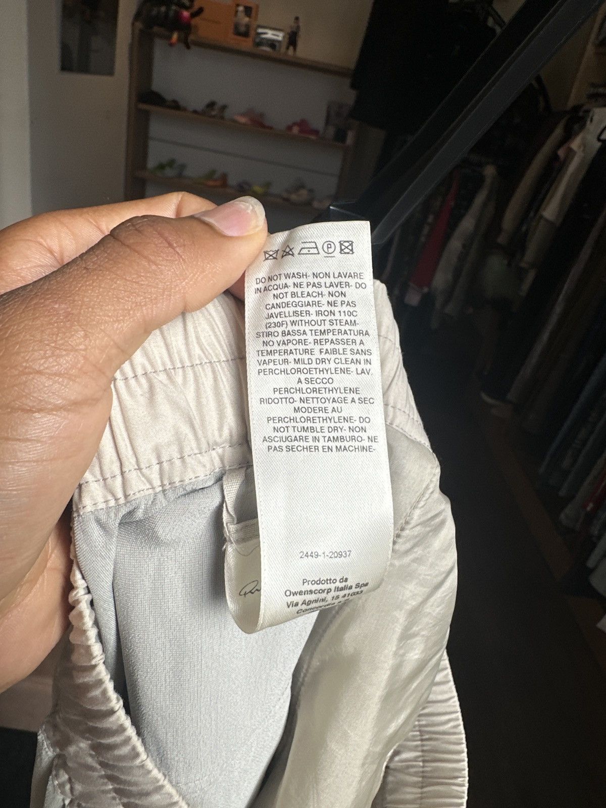 Rick Owens × Rick Owens Drkshdw $1,690 FW22 Strobe Geth Bela sueded trouser Size US 32 / EU 48 - 6 Thumbnail
