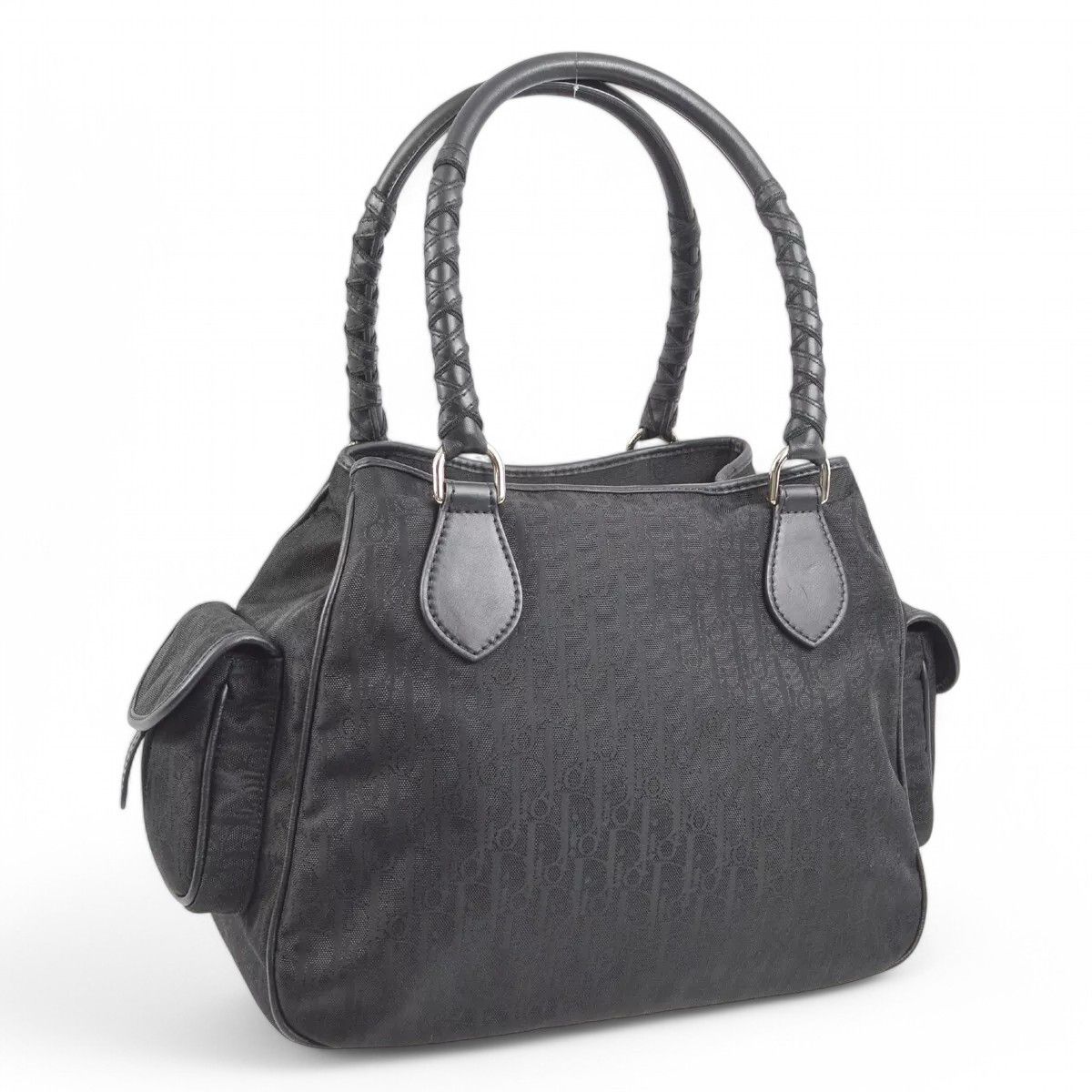 Dior Dior - Trotter Handbag Monogram Black Leather Canvas Size ONE SIZE - 2 Thumbnail
