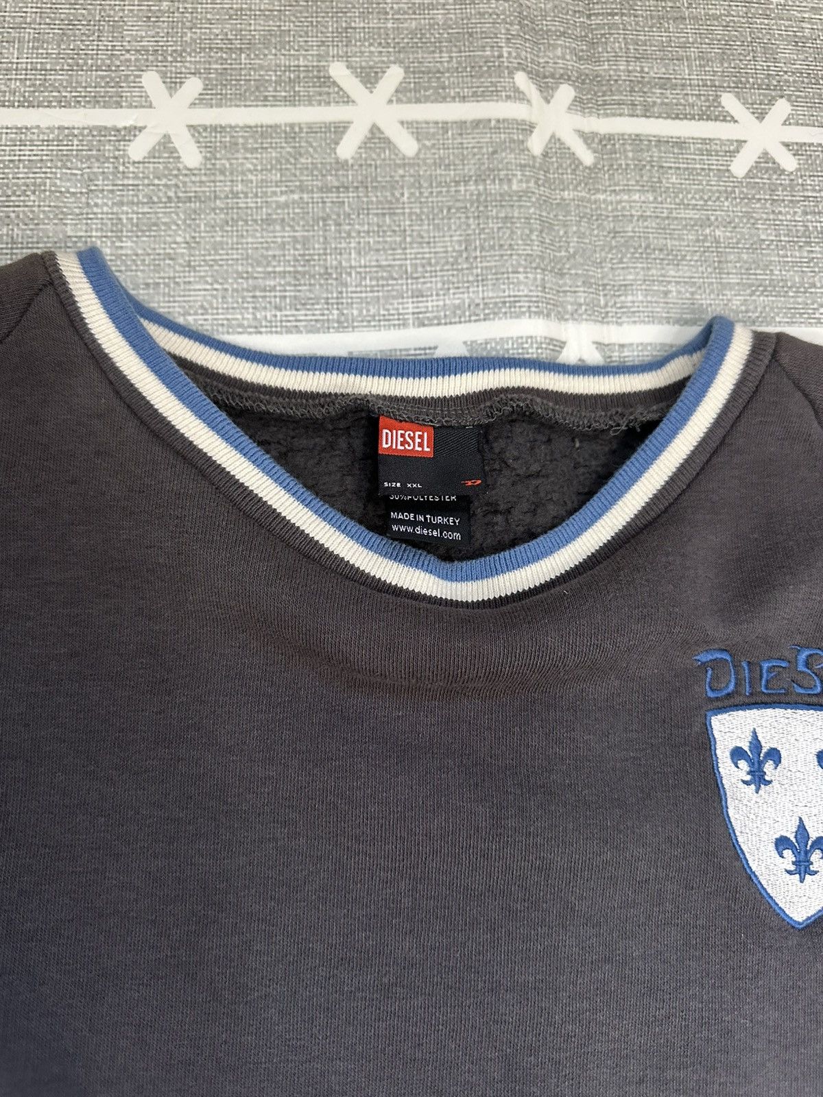 Diesel × Vintage Y2K Diesel Crewneck Sweater Size XXL Size US XXL / EU 58 / 5 - 4 Thumbnail