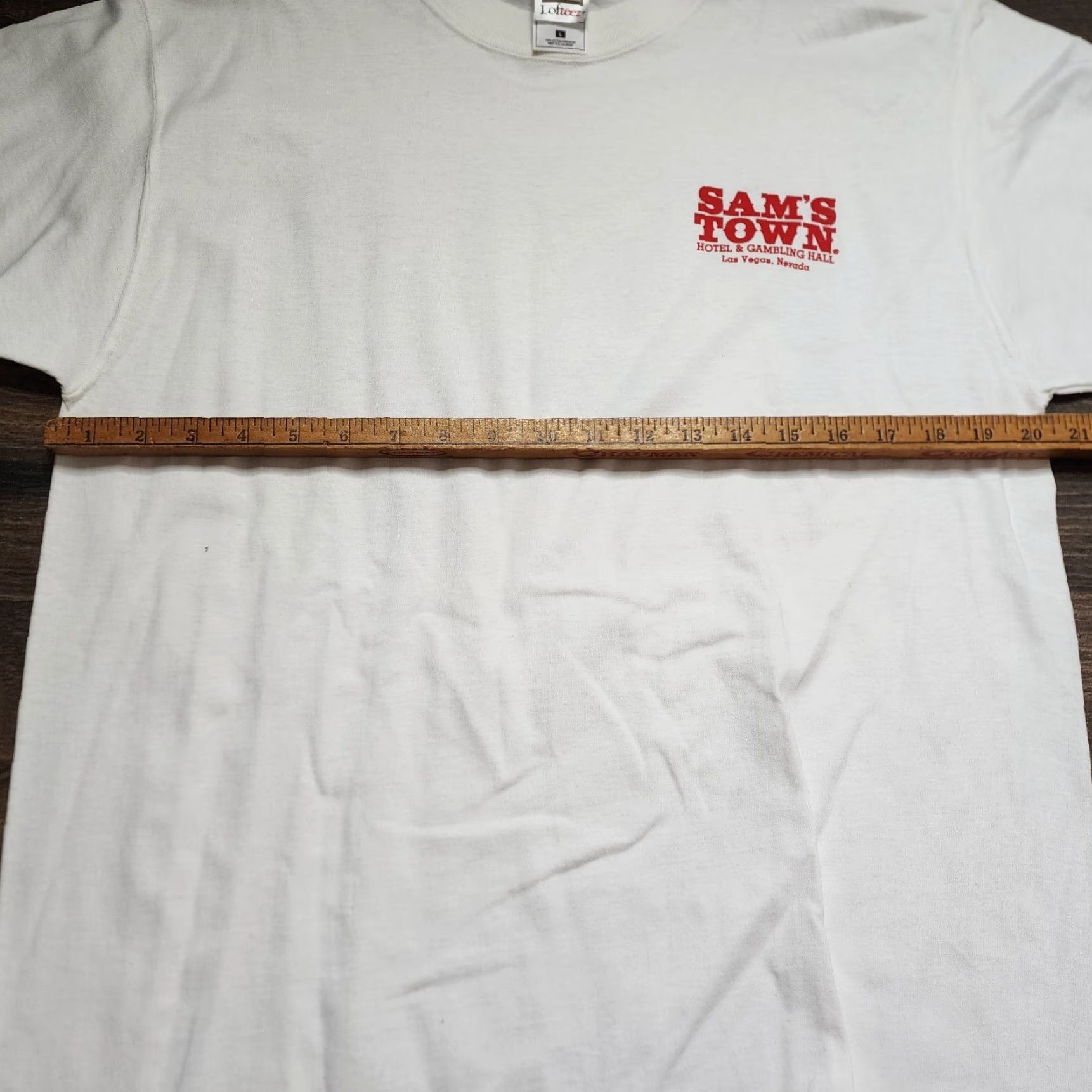 Doublet VINTAGE Mens L Las Vegas SAM'S TOWN July 4th T Shirt Distressed Double Sided Shirt 90s Size US L / EU 52-54 / 3 - 3 Thumbnail