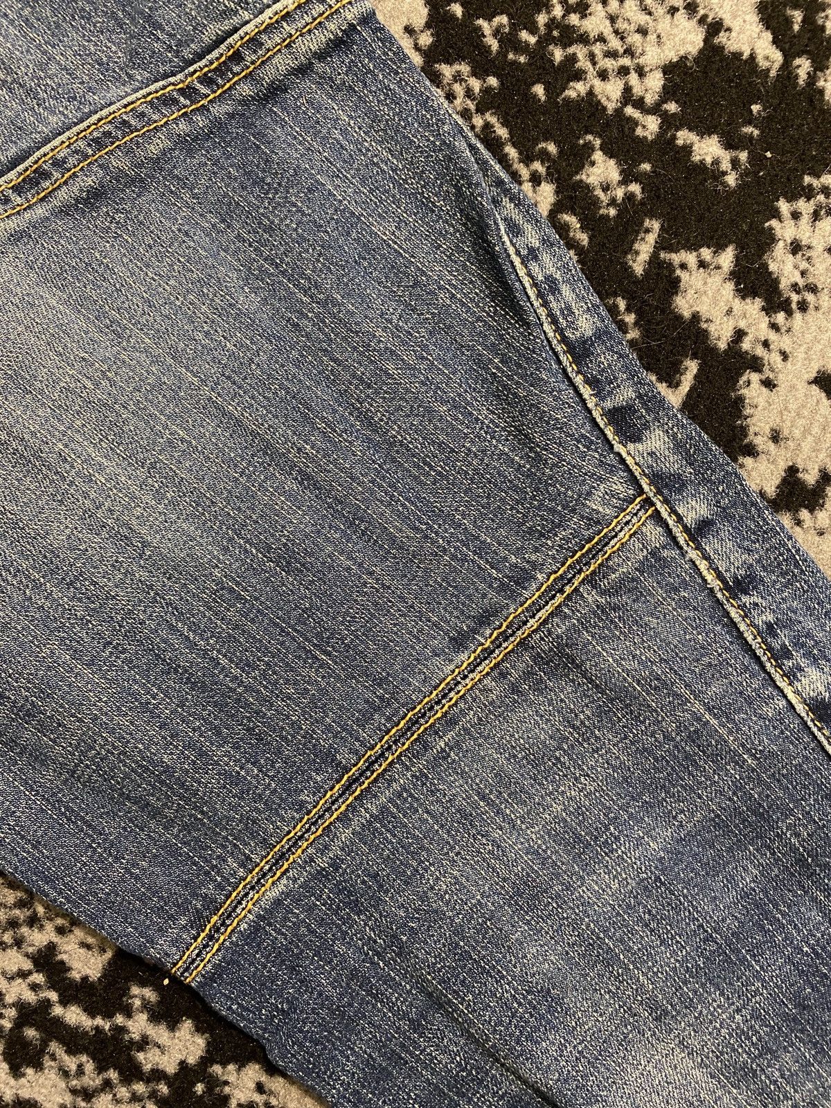 Japanese Brand Hysteric Glamour Washed Patchwork Denim Jeans Size US 33 - 9 Thumbnail