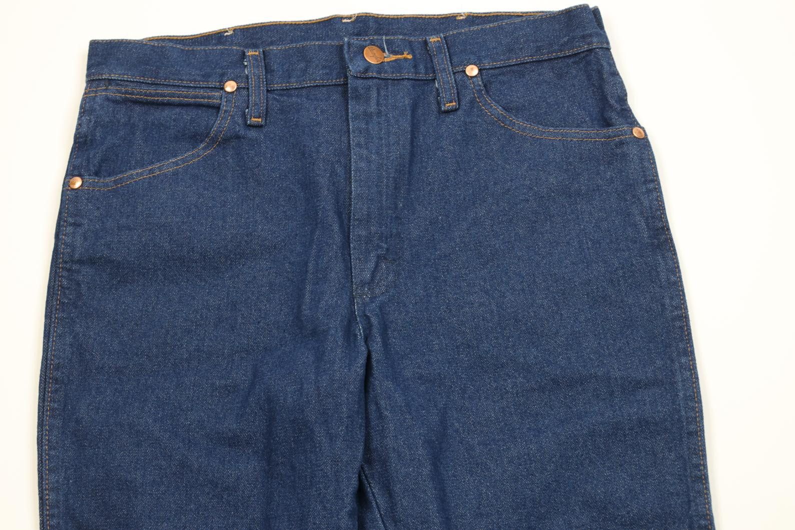 Wrangler Vintage 90s Y2K Wrangler Western Cowboy Straight Leg Jeans Size US 31 - 2 Thumbnail