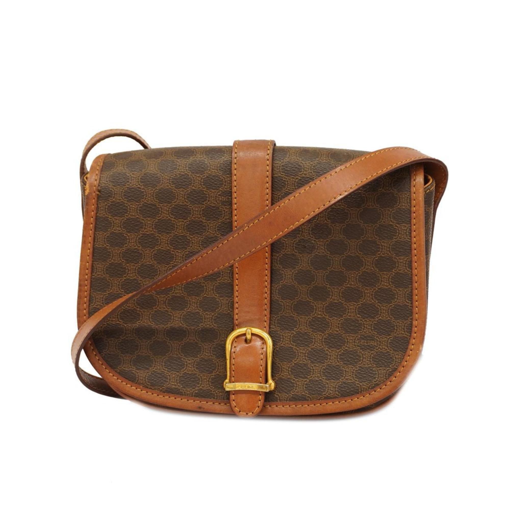 image of Celine Céline Macadam Shopper in Brown, Women's