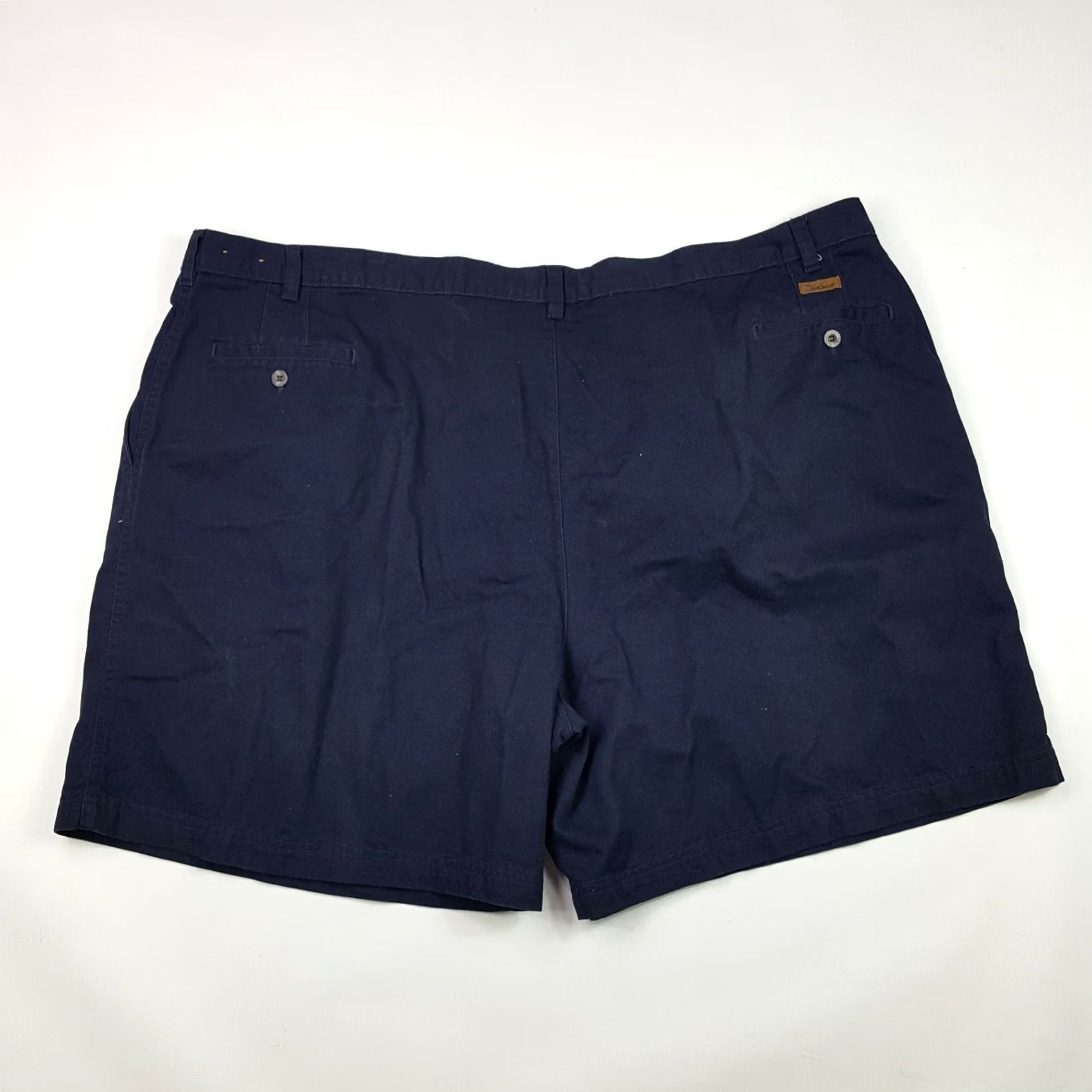 Vintage VTG Woolrich Golf Size 52" Navy Blue Big & Tall Chino Tennis Dress Shorts Size US 36 / EU 52 - 4 Thumbnail
