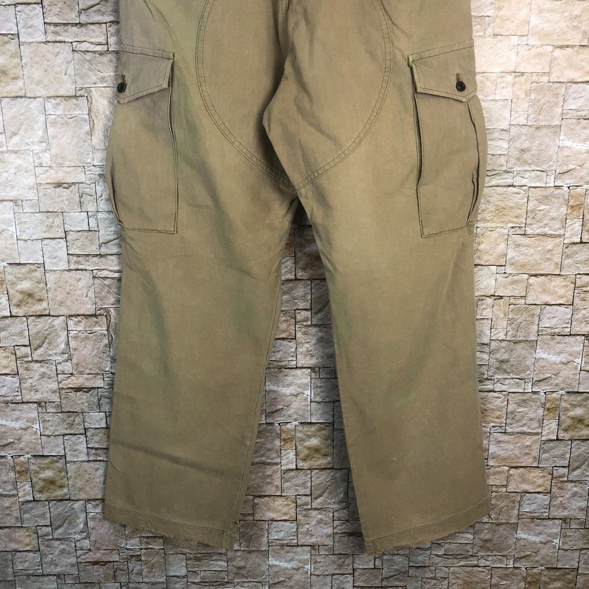 Japanese Brand CnCv Brown Cargo utility tactical Multipocket Pants #A747 Size US 31 - 18 Thumbnail