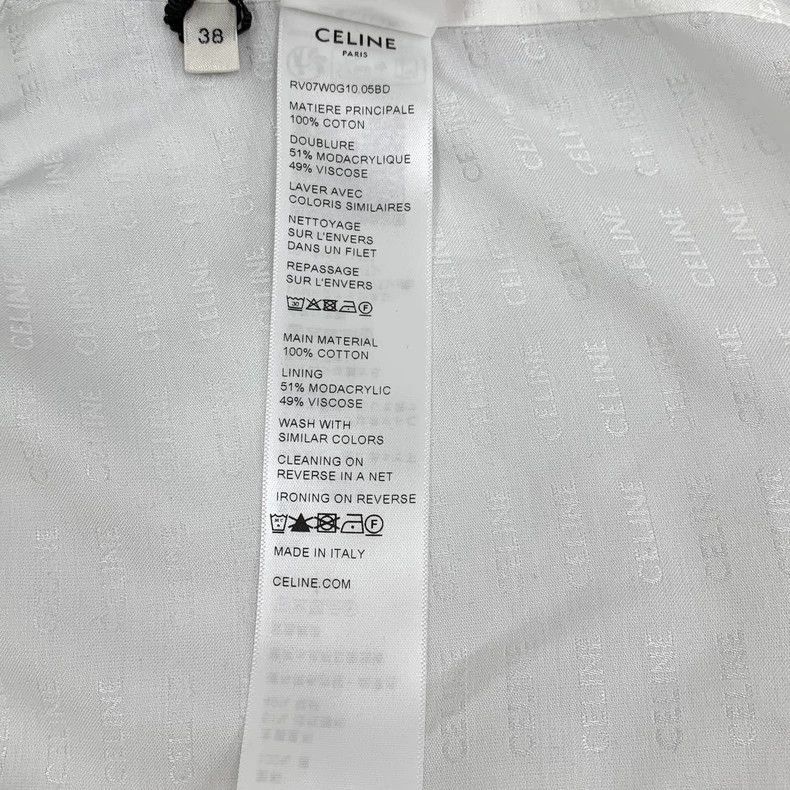 Celine Blue Printed Celine Long Sleeve Jacket Size US S / EU 44-46 / 1 - 7 Thumbnail