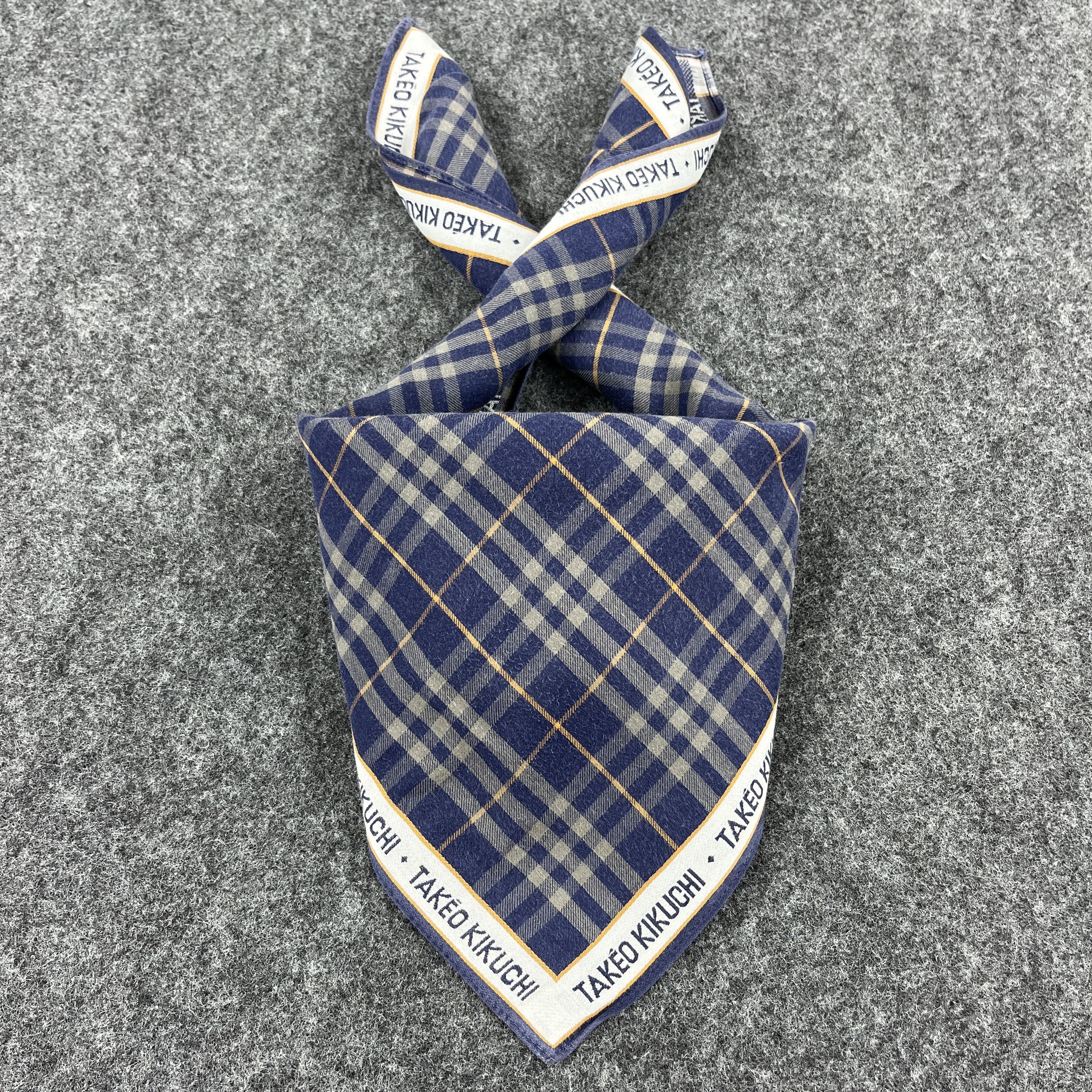 Japanese Brand Takeo Kikuchi Handkerchief / Bandana / Neckerchief B186 Size ONE SIZE - 1 Thumbnail