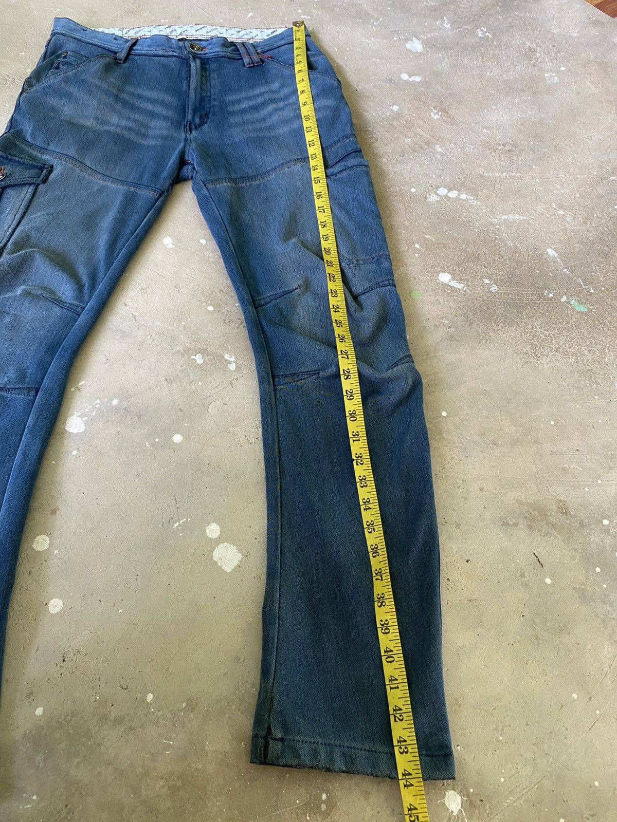 Japanese Brand FieldCore Multi Pocket 3D Cargo Denim Jeans Size US 33 - 13 Thumbnail
