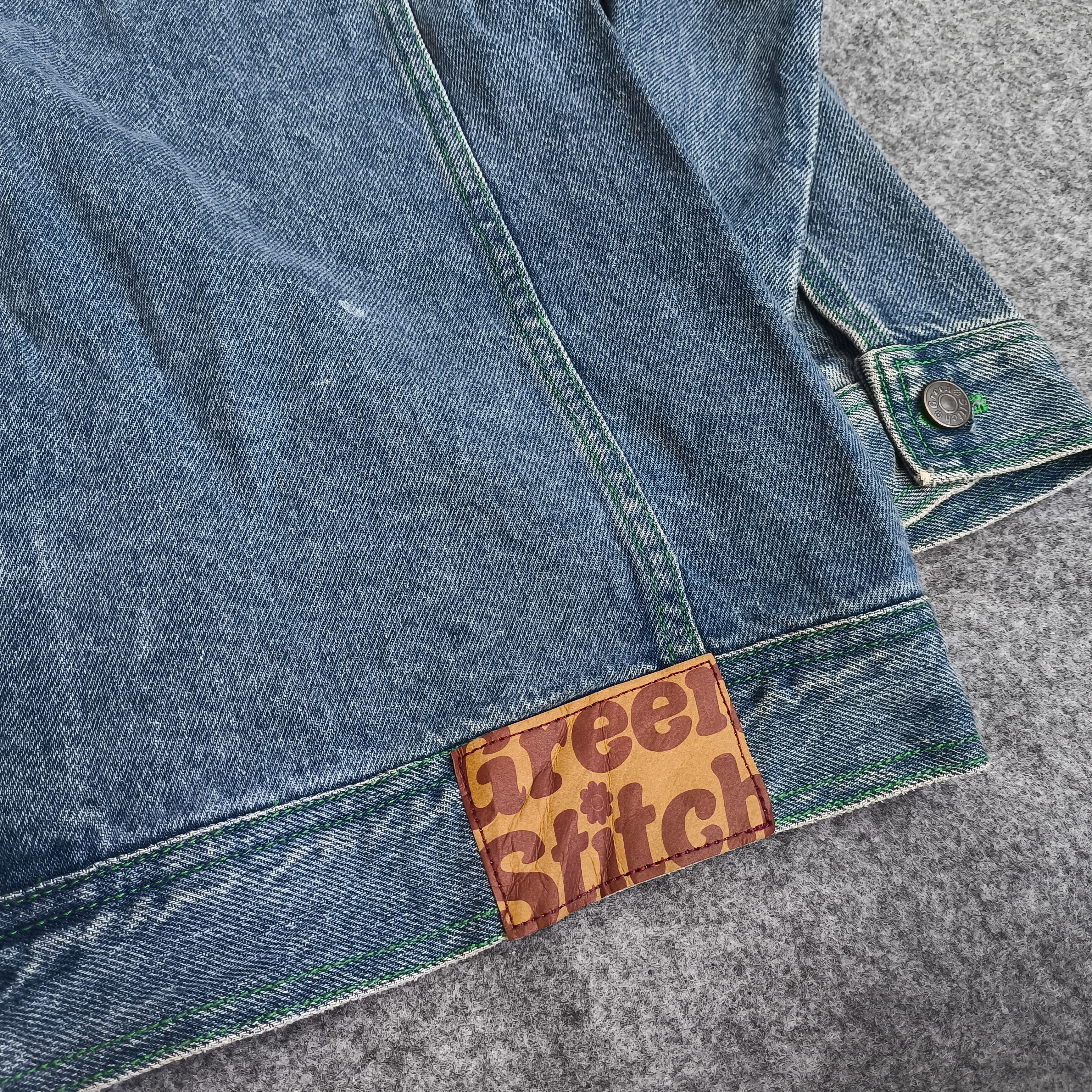 Engineered Garments green nude photography stitch denim type 1 jeans jacket Size US L / EU 52-54 / 3 - 4 Thumbnail