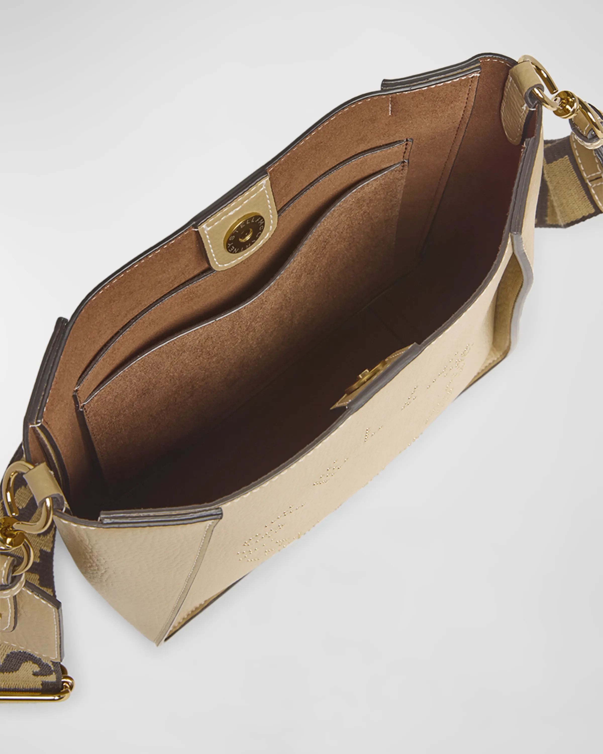 Stella McCartney o1s22i1n1024 Size: OS / Logo Shoulder Bag in Beige Size ONE SIZE - 5 Thumbnail