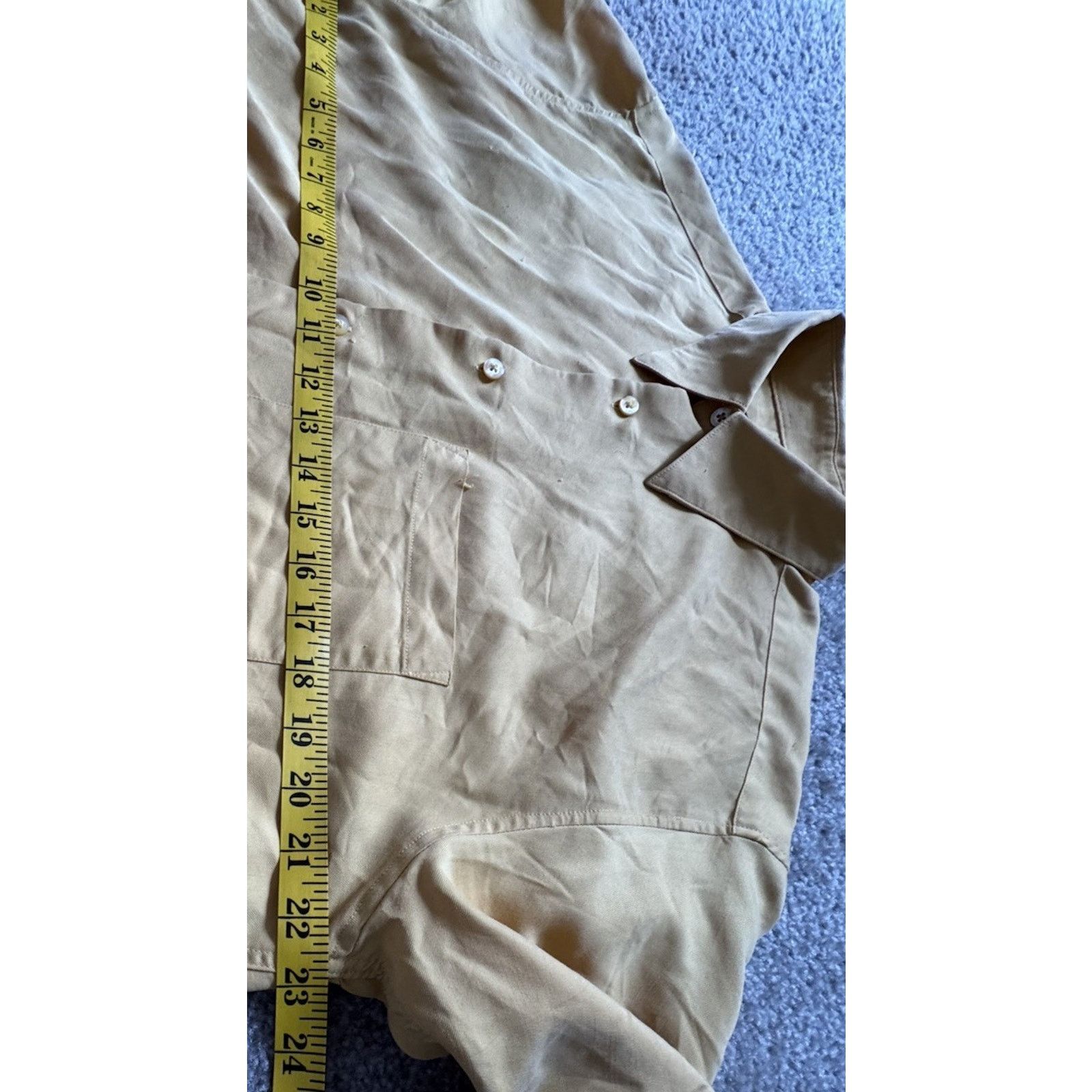 BUGATCHI Bugatchi Uomo button up shirt Mustard Yellow Men’s Medium Size US M / EU 48-50 / 2 - 7 Thumbnail