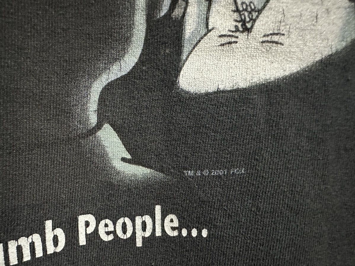 Cartoon Network × Designer × Vintage Vintage The Bart simpson I See Dumb People Faded Tee Size US XL / EU 56 / 4 - 6 Thumbnail
