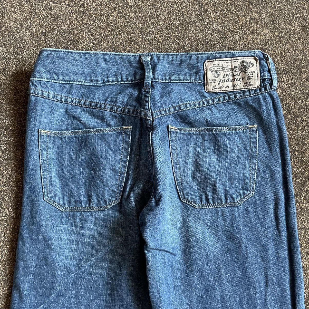 Vintage Vintage 90s Y2K Baggy Wide Leg Jeans Light Wash Grunge 26 Size 26" / US 2 / IT 38 - 6 Thumbnail