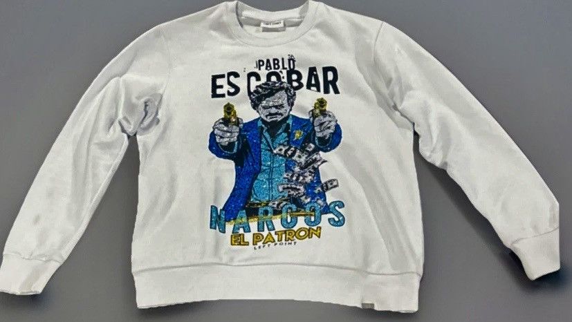 Other LEFT POINT - Pablo Escobar Narcos El Patron Crewneck LG Size US L / EU 52-54 / 3 - 3 Thumbnail