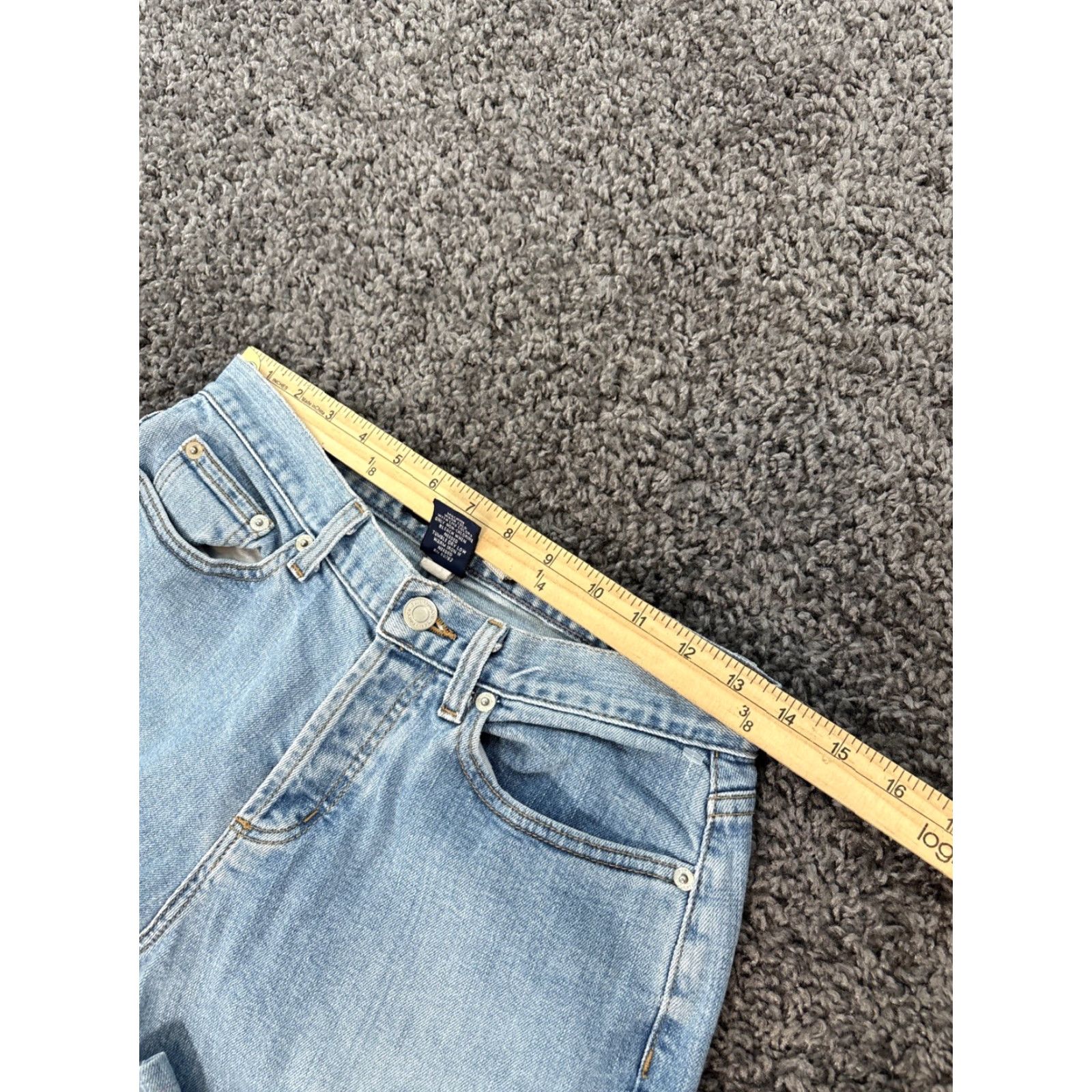 Vintage VINTAGE London Jeans Flare Jeans Womens 28x30 Button Fly Mid Rise Light Wash 90s Size 27" / US 4 / IT 40 - 4 Thumbnail