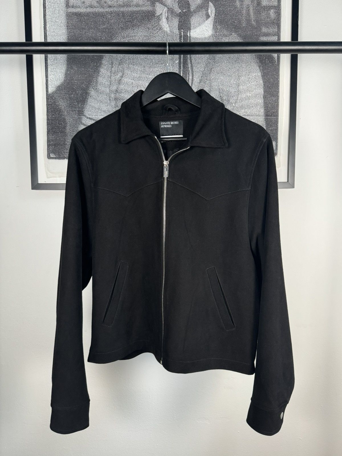Enfants Riches Deprimes 🚭ICONIC🚭 FALL/WINTER 2023 SILK LAMBSKIN SUEDE WESTERN JACKET Size US L / EU 52-54 / 3 - 2 Thumbnail