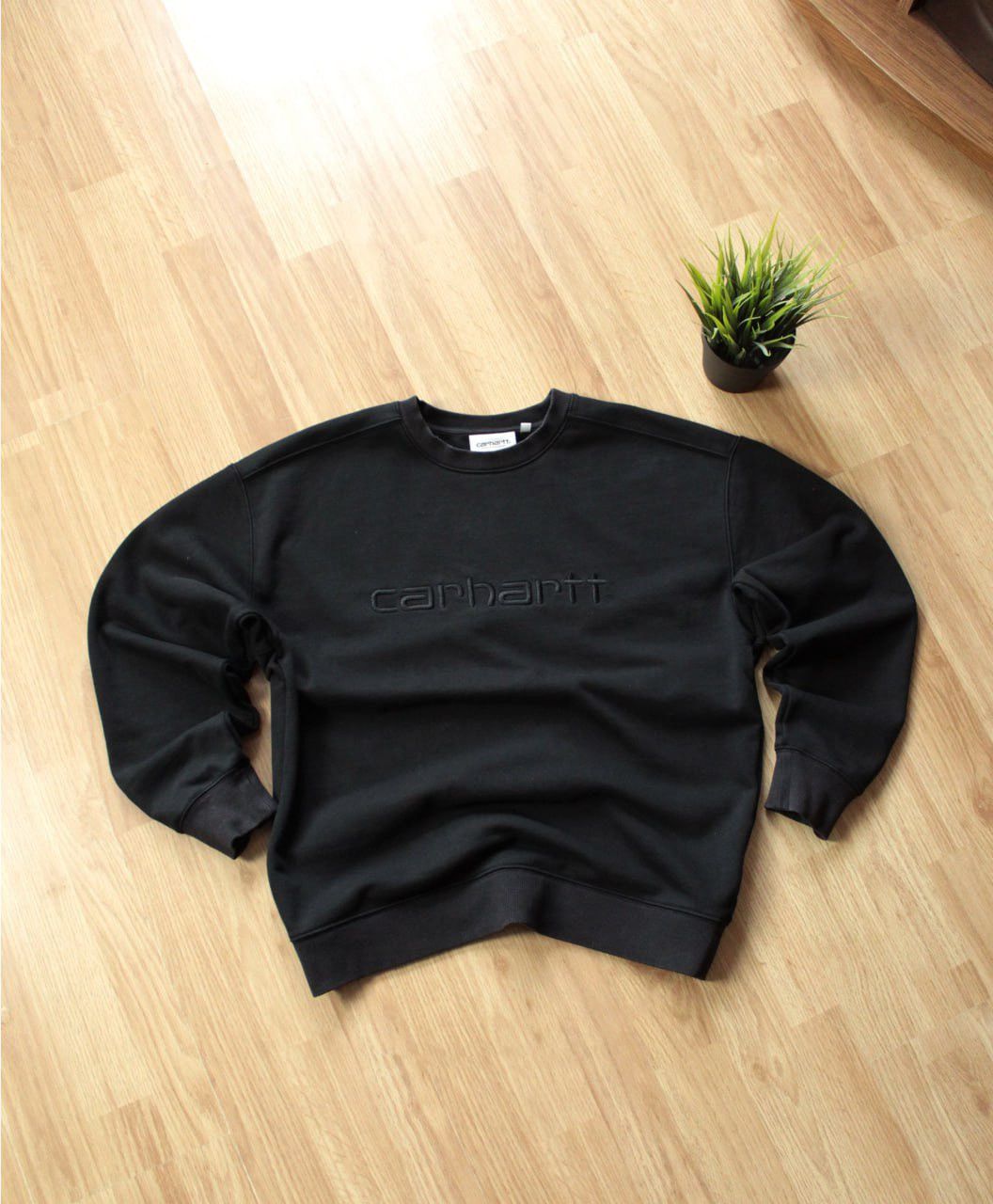 Carhartt × Carhartt Wip 🥷 Vintage Carhartt Big Logo Y2K Sweatshirt Distressed 🔥 Size US S / EU 44-46 / 1 - 1 Thumbnail