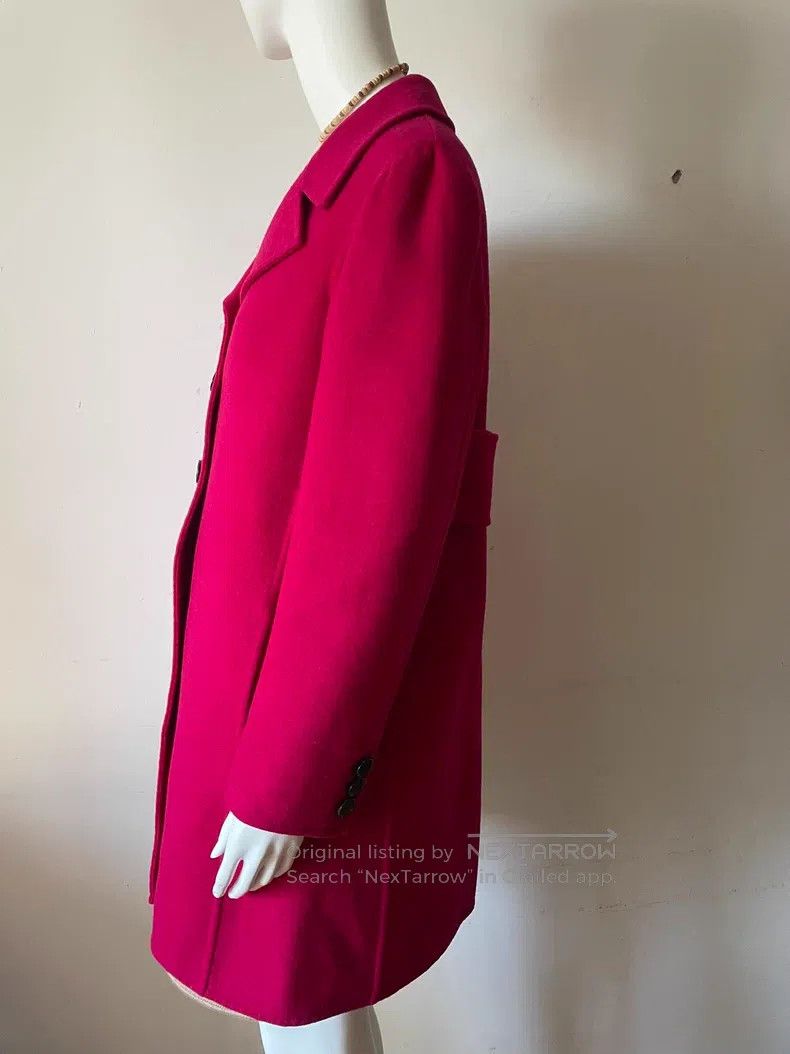 Valentino Valentino A classic rose red wool coat Size L / US 10 / IT 46 - 3 Thumbnail
