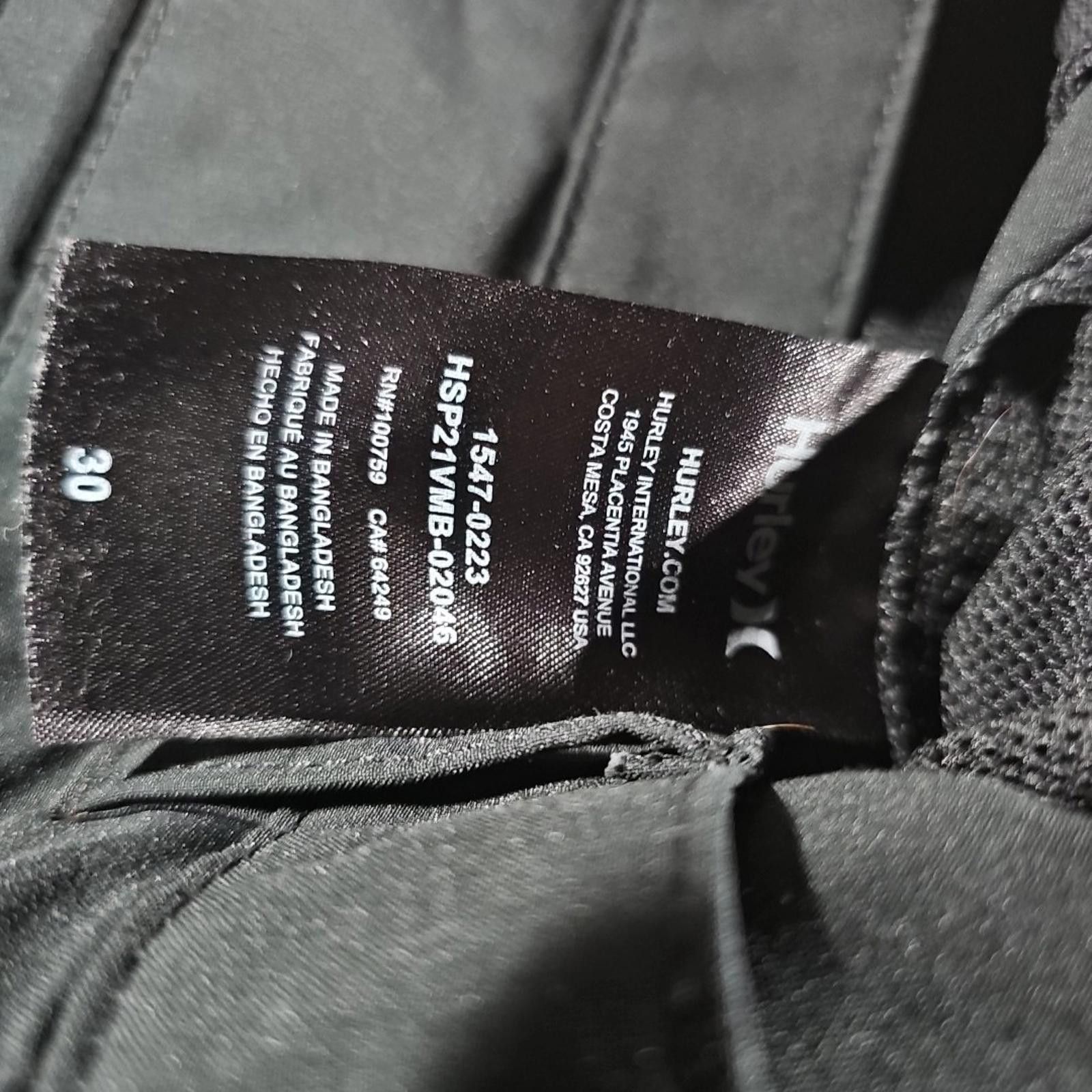Hurley Hurley Sz 30 Black Shorts Size US 30 / EU 46 - 5 Thumbnail