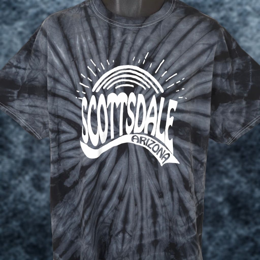 Vintage Scottsdale Arizona T Shirt Mens XL Gray Tie Dye Travel Destination Tee Size US XL / EU 56 / 4 - 1 Thumbnail