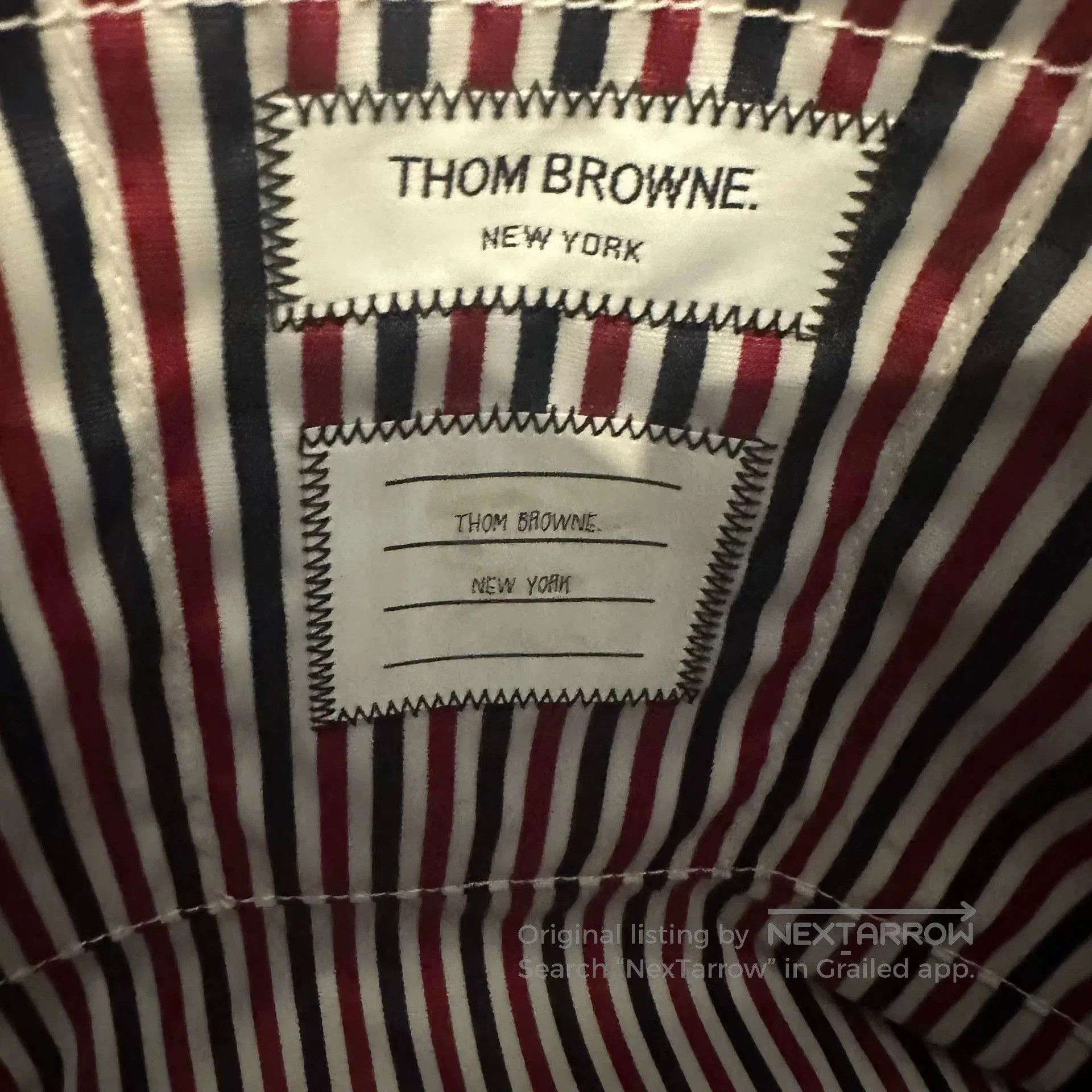 Thom Browne Thom Browne Four Stripe Commuter Briefcase. Size ONE SIZE - 6 Thumbnail